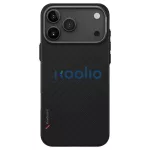 UNIQ Keva EDGE Magclick Charging tok iPhone 17 Pro Max készülékhez fekete