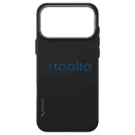 UNIQ Keva EDGE Magclick Charging tok iPhone 17 Pro Max készülékhez fekete