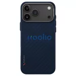 UNIQ Keva EDGE tok iPhone 17 Pro Max készülékhez, Magclick Charging töltő kék