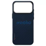 UNIQ Keva EDGE tok iPhone 17 Pro Max készülékhez, Magclick Charging töltő kék
