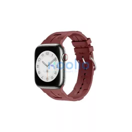   Beline Apple Watch szilikon Ultra óraszíj 38/40/41mm készülékhez bordó doboz