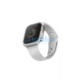   UNIQ Valencia Case Apple Watch Series 4/5/6/SE/SE3 készülékhez 40mm titán ezüst