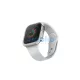 UNIQ Valencia Case Apple Watch Series 4/5/6/SE/SE3 készülékhez 40mm titán ezüst