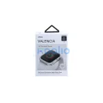UNIQ Valencia Case Apple Watch Series 4/5/6/SE/SE3 készülékhez 40mm titán ezüst