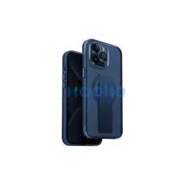   UNIQ Heldro Mag iPhone 15 Pro 6.1 készülékhez Magclick töltőtok kék/ultramarin mély kék