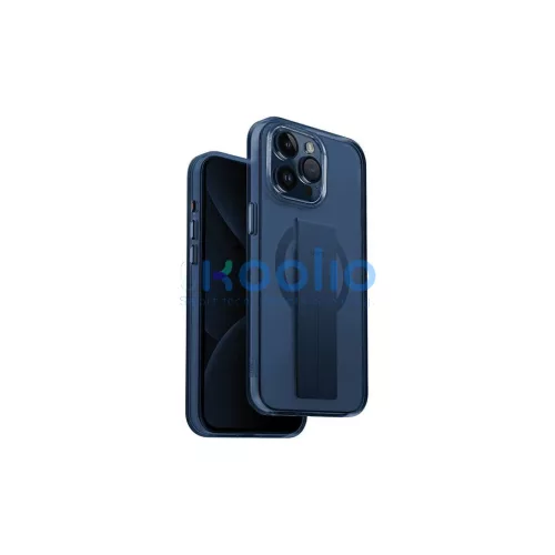 UNIQ Heldro Mag iPhone 15 Pro 6.1 készülékhez Magclick töltőtok kék/ultramarin mély kék