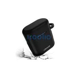   USAMS védőtok FreeBuds 2 Pro készülékhez szilikon fekete BH501FBUS01 (US-BH501)