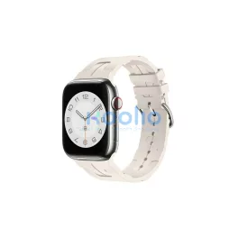   Beline Apple Watch Silicone Ultra szíj Apple Watch készülékhez 42/44/45/49mm bézs/csillagfény doboz