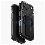 UNIQ Heldro Air tok iPhone 17 Pro készülékhez Magclick Charging fekete