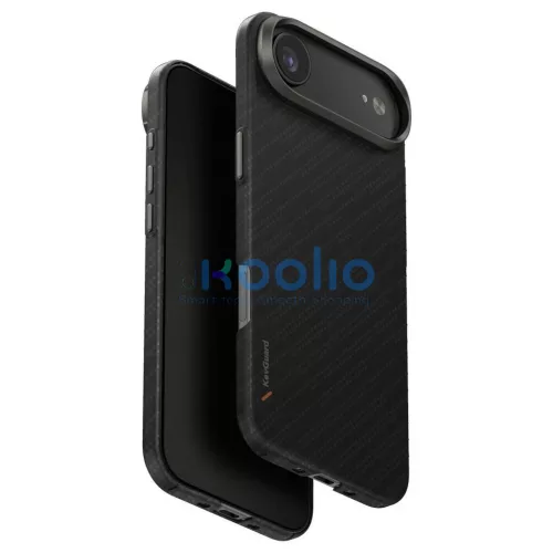 UNIQ Keva EDGE tok iPhone Air készülékhez – Magclick Charging, fekete