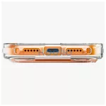 UNIQ Heldro Air tok iPhone 17 Pro készülékhez Magclick Charging narancs