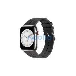   Beline Apple Watch Silicone Ultra karkötő Apple Watch készülékhez 42/44/45/49mm fekete/fekete doboz