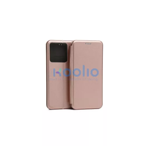 Beline Case Book Mágneses tok Xiaomi Redmi Note 13 5G készülékhez rózsaarany