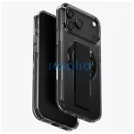 UNIQ Heldro Air tok iPhone 17 Pro Max készülékhez Magclick Charging fekete