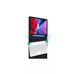 USAMS Winro iPad Pro 11 készülékhez tok billentyűzettel IP011YRXX03 (US-BH645) - lila, fehér