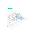 USAMS Winro iPad Pro 11 készülékhez tok billentyűzettel IP011YRXX03 (US-BH645) - lila, fehér