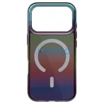 UNIQ Iridescia tok iPhone 17 Pro készülékhez – Magclick Charging – éjfekete kvarc