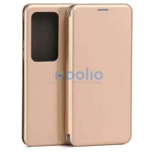 Beline Book Magnetic tok Xiaomi Redmi 15 4G készülékhez – arany