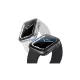 UNIQ Glase Case Apple Watch Series 7/8 41 mm készülékhez – dupla csomag, átlátszó füstszínű