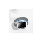 USAMS Apple Watch 4/5/6/7/SE/SE3 készülékhez 40/41mm fekete szíj tokkal ZB73IW1 (US-ZB073)
