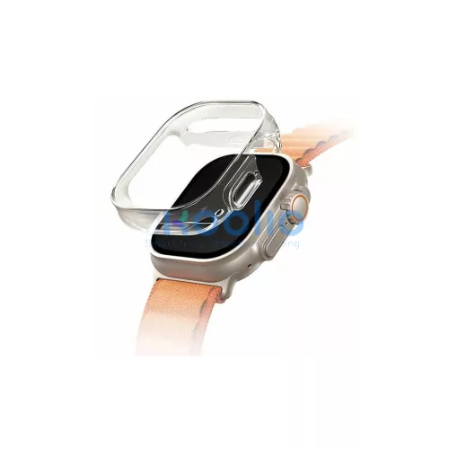 UNIQ Garde Case Apple Watch Ultra /Ultra 2/ Ultra 3 49 mm készülékhez, galamb átlátszó