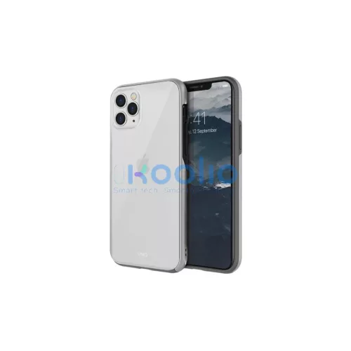 UNIQ Vesto Hue tok iPhone 11 Pro Max készülékhez ezüst