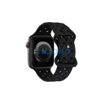 Beline Apple Watch készülékhez Silicone Woven szíj 42/44/45/49mm doboz fekete