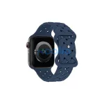 Beline Apple Watch készülékhez szilikon fonott szíj 42/44/45/49mm kék/mélykék doboz