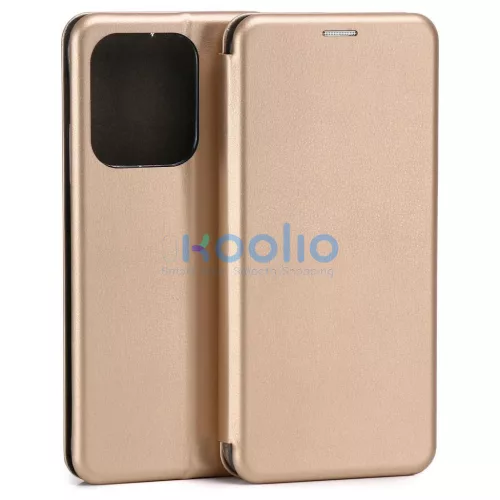 Beline Book Magnetic tok Xiaomi Redmi 15C készülékhez arany
