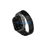 UNIQ Osta Strap Apple Watch készülékhez rozsdamentes acél szíj 42/44/45/49mm Series 1-8/SE/SE2/SE3/Ultra1/2/3 fekete