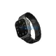 UNIQ Osta Strap Apple Watch készülékhez rozsdamentes acél szíj 42/44/45/49mm Series 1-8/SE/SE2/SE3/Ultra1/2/3 fekete