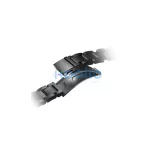 UNIQ Osta Strap Apple Watch készülékhez rozsdamentes acél szíj 42/44/45/49mm Series 1-8/SE/SE2/SE3/Ultra1/2/3 fekete