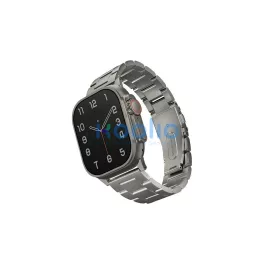   UNIQ Osta Strap Apple Watch 42/44/45/49mm Series 1-8/SE/SE2//SE3/Ultra1/2/3 készülékhez rozsdamentes acél ezüst