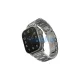 UNIQ Osta Strap Apple Watch 42/44/45/49mm Series 1-8/SE/SE2//SE3/Ultra1/2/3 készülékhez rozsdamentes acél ezüst