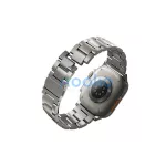 UNIQ Osta Strap Apple Watch 42/44/45/49mm Series 1-8/SE/SE2//SE3/Ultra1/2/3 készülékhez rozsdamentes acél ezüst