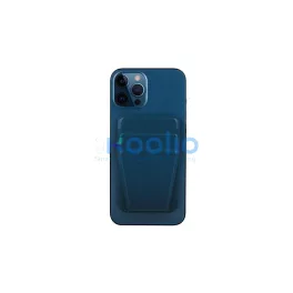   UNIQ Lyft Magnetic telefontartó snap-on állvánnyal és kártyatartóval kék
