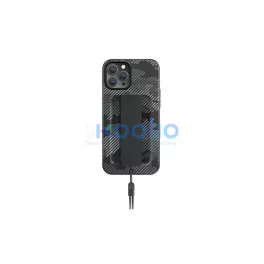   UNIQ Heldro tok iPhone 12 Pro Max 6,7 készülékhez camo antimikrobiális szénszürke