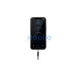 UNIQ Heldro tok iPhone 12 Pro Max 6,7 készülékhez camo antimikrobiális szénszürke