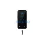 UNIQ Heldro tok iPhone 12 Pro Max 6,7 készülékhez antimikrobiális éjfekete