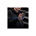 UNIQ Heldro tok iPhone 12 Pro Max 6,7 készülékhez antimikrobiális éjfekete