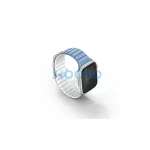 UNIQ óraszíj Revix Evo Apple Watch Series 1-9/SE/SE2/SE3 készülékhez 38/40/41mm fordítható mágneses kék