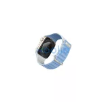 UNIQ óraszíj Revix Evo Apple Watch Series 1-9/SE/SE2/SE3 készülékhez 38/40/41mm fordítható mágneses kék