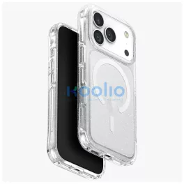   UNIQ LifePro Xtreme tok iPhone 17 Pro készülékhez Magclick Charging átlátszó/csillogó