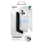 UNIQ LifePro Xtreme tok iPhone 17 Pro készülékhez Magclick Charging átlátszó/csillogó