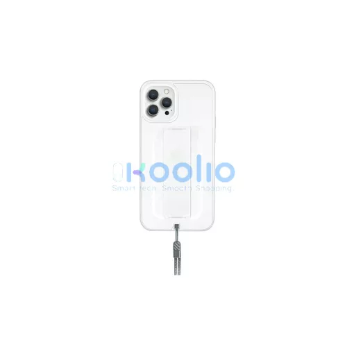 UNIQ Heldro tok iPhone 12 / 12 Pro készülékhez 6,1" Natural Frost Antimicrobial