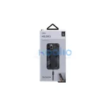 UNIQ Heldro tok iPhone 12/12 Pro 6,1 készülékhez camo Antimicrobial szénszürke