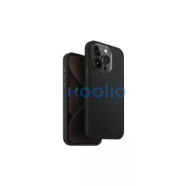   UNIQ tok Keva iPhone 15 Pro Max készülékhez 6.7" Magclick Charging szénfekete