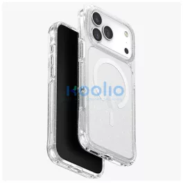   UNIQ LifePro Xtreme tok iPhone 17 Pro Max készülékhez Magclick Charging átlátszó/csillogós