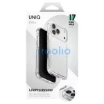 UNIQ Lifepro Xtreme tok iPhone 17 Pro Max készülékhez átlátszó