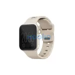 UNIQ Strap Stride Apple Watch Series 1/2/3/4/5/6/7/8/9/SE/SE3 38/40/41mm készülékhez FKM gumiszíj kaki/halvány